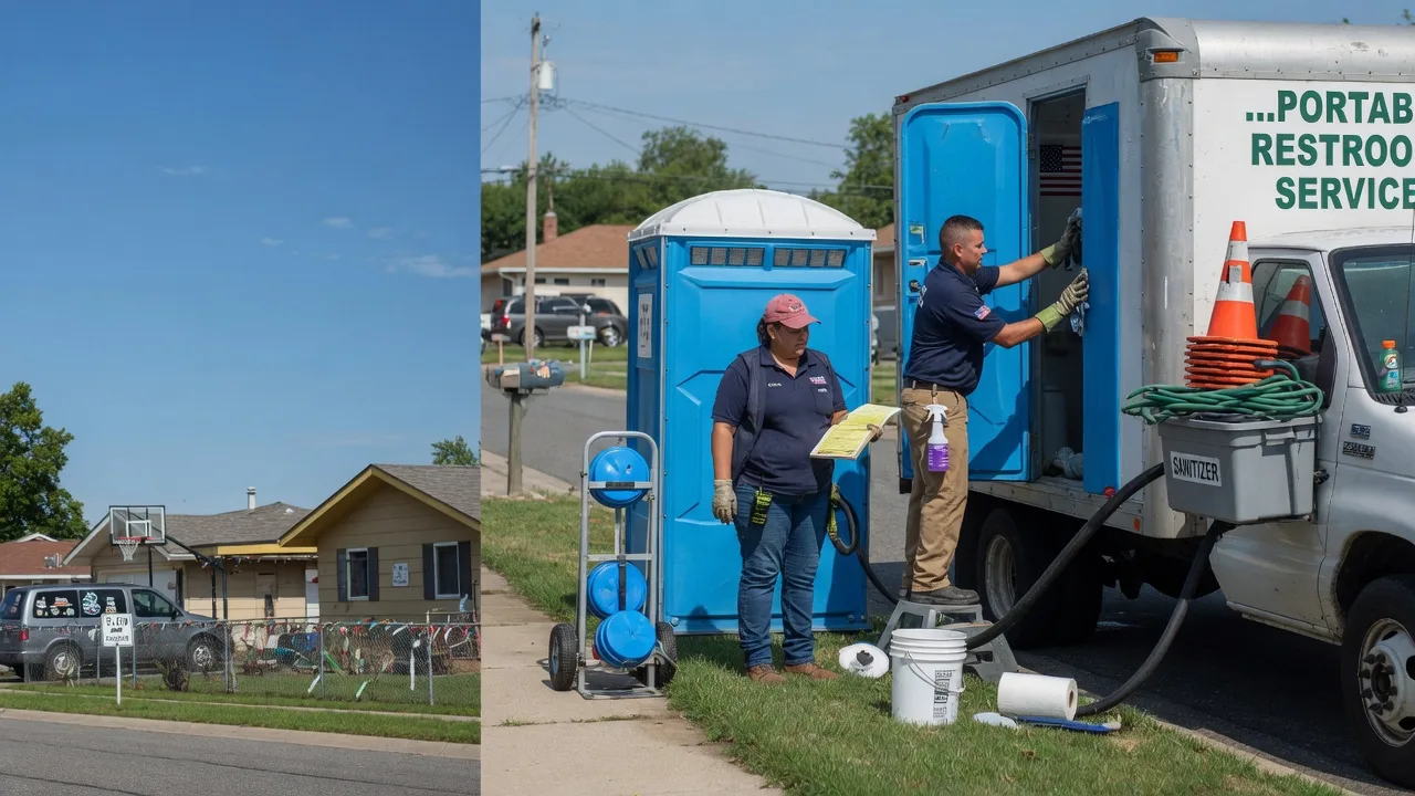 Porta Potty Rental in Maunie, IL near me